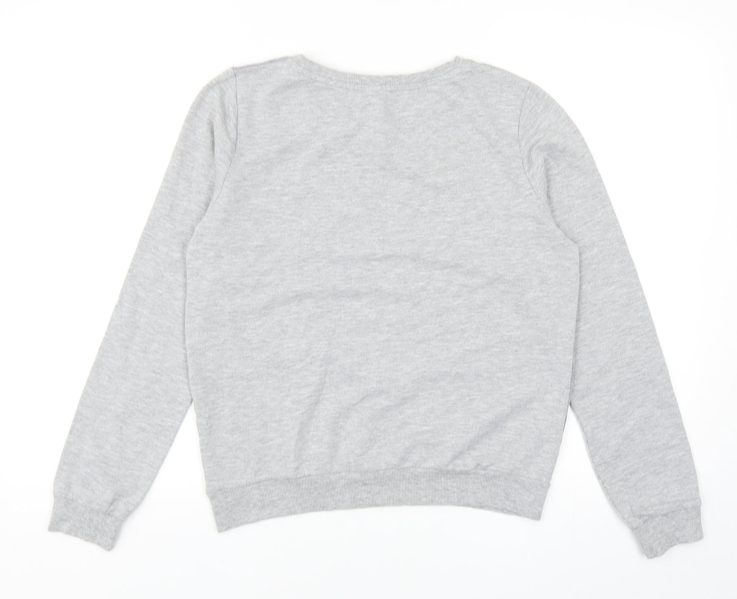 Atmosphere Womens Grey Cotton Pullover Sweatshirt Size 10 Pullover