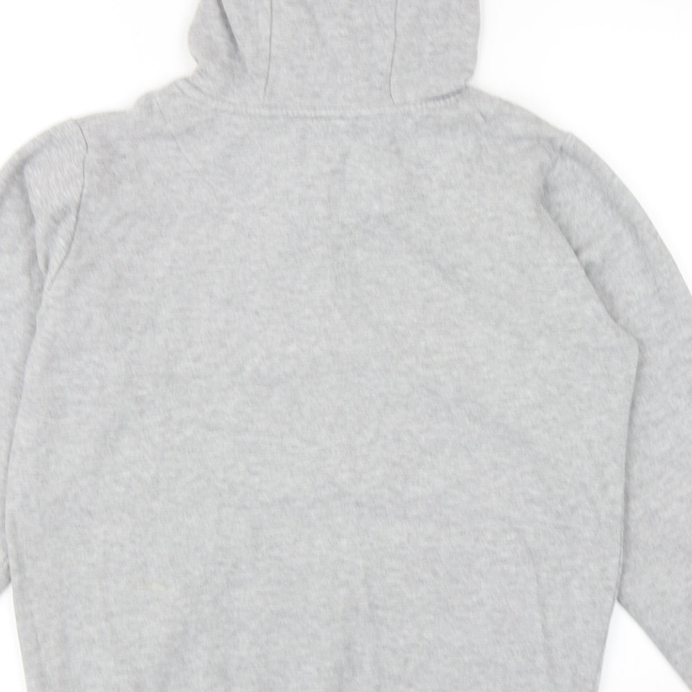 Jack Wills Girls Grey Cotton Pullover Hoodie Size 14-15 Years Pullover