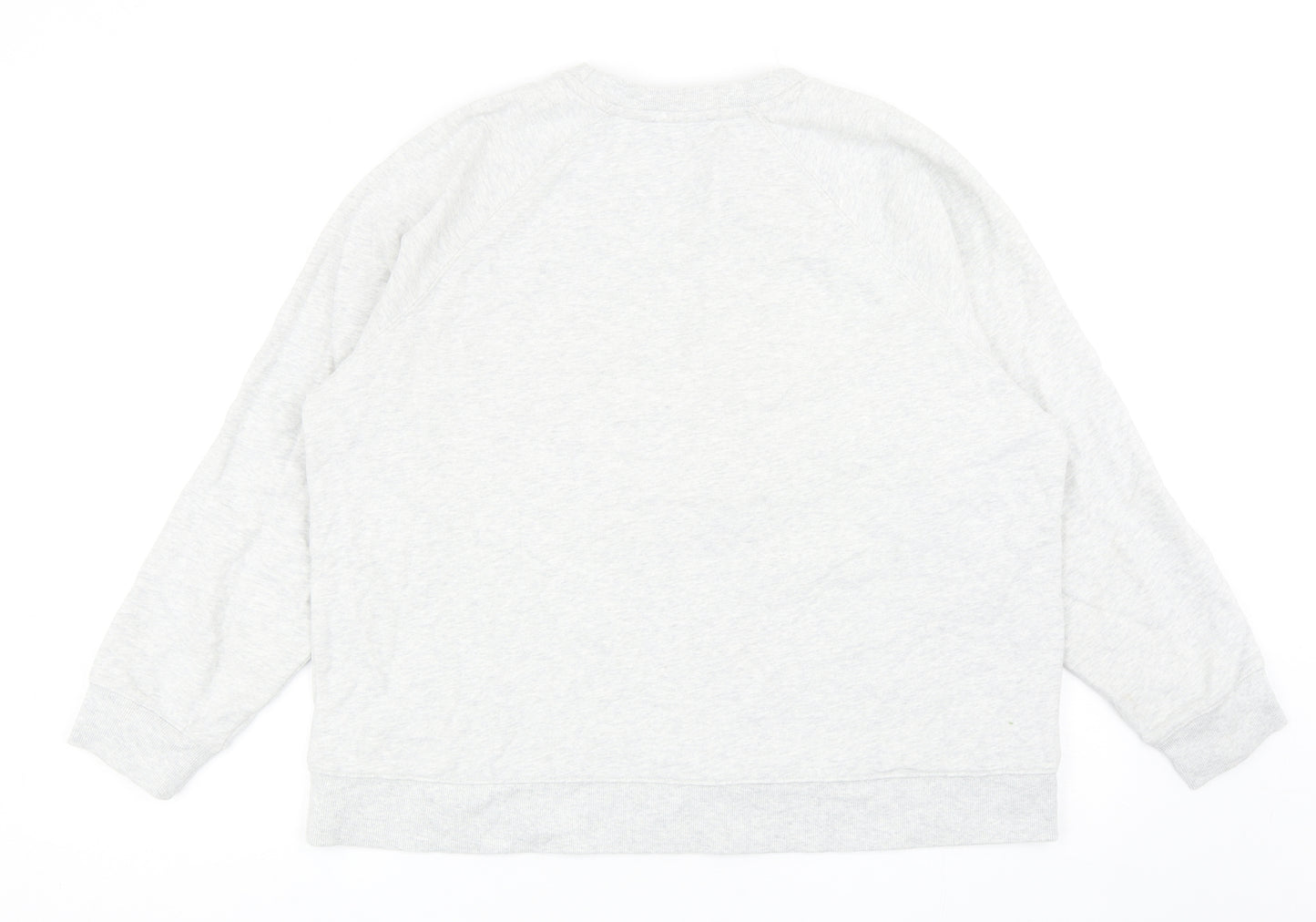 Marks and Spencer Womens Grey Cotton Pullover Sweatshirt Size L Pullover - Santa Monica