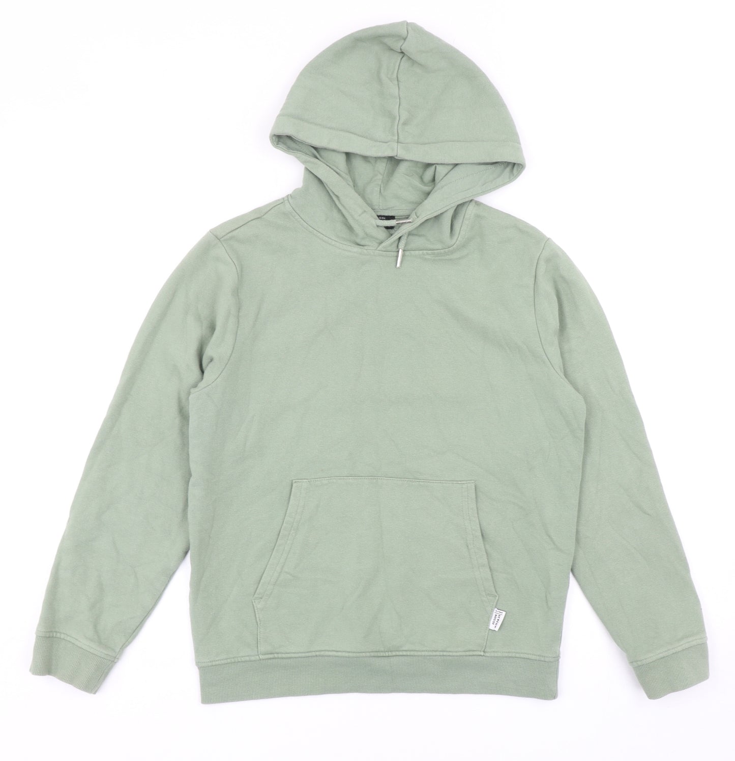 New Look Girls Green Cotton Pullover Hoodie Size 12-13 Years Pullover