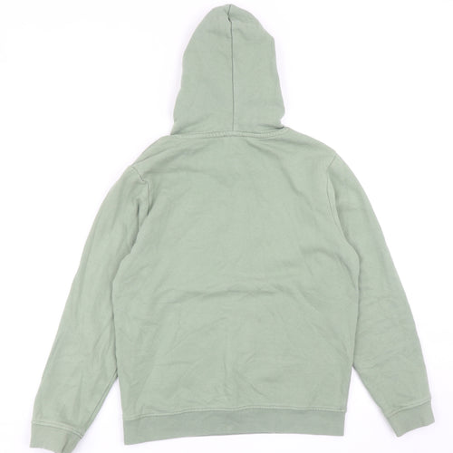 New Look Girls Green Cotton Pullover Hoodie Size 12-13 Years Pullover