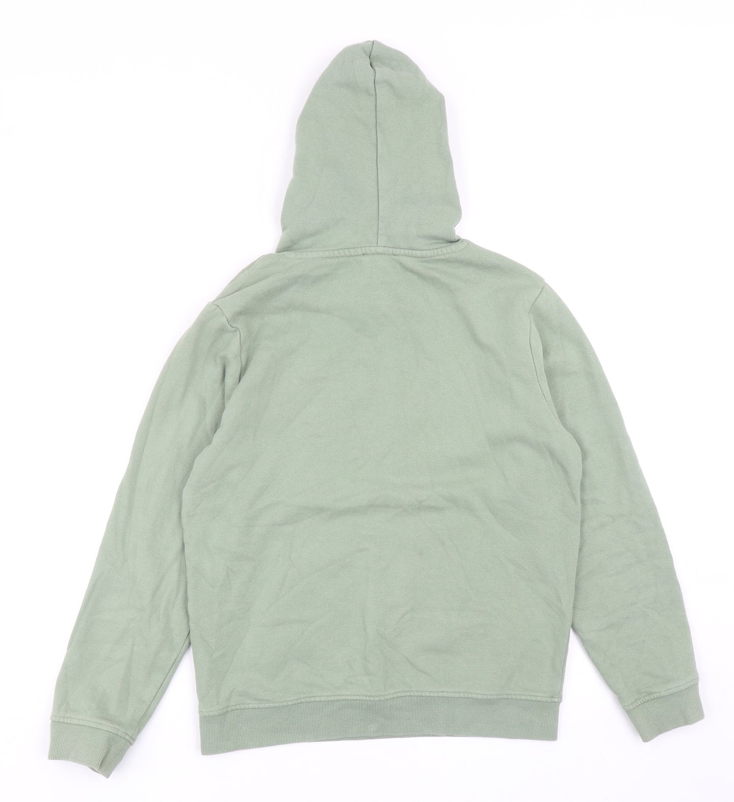 New Look Girls Green Cotton Pullover Hoodie Size 12-13 Years Pullover