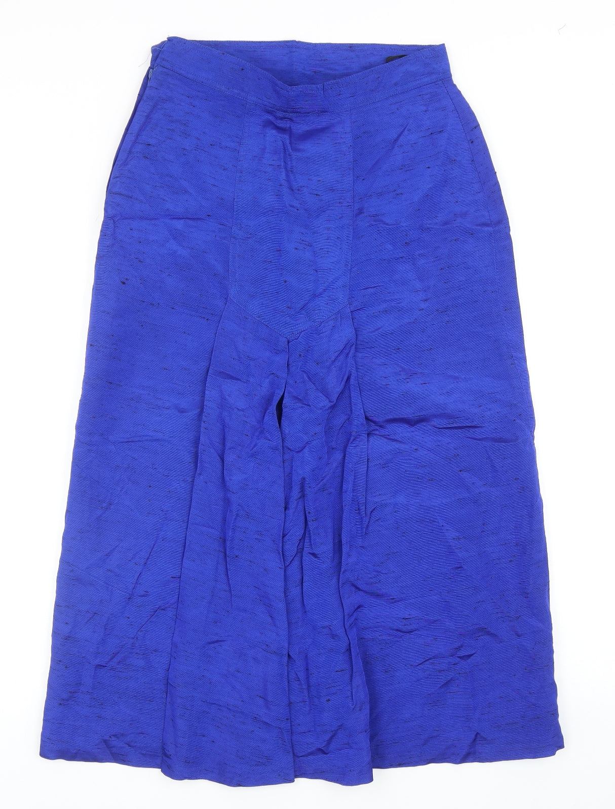 Richards Womens Blue Viscose Straight & Pencil Skirt Size 14 Zip