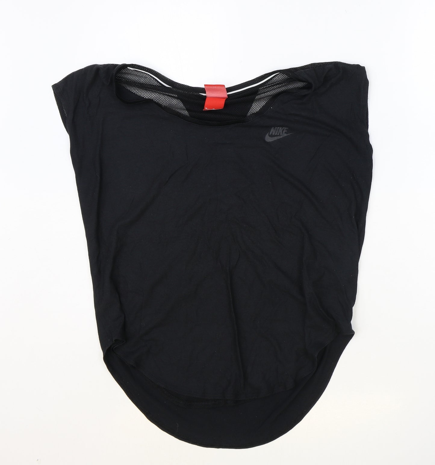 Nike Womens Black Modal Basic T-Shirt Size M Boat Neck