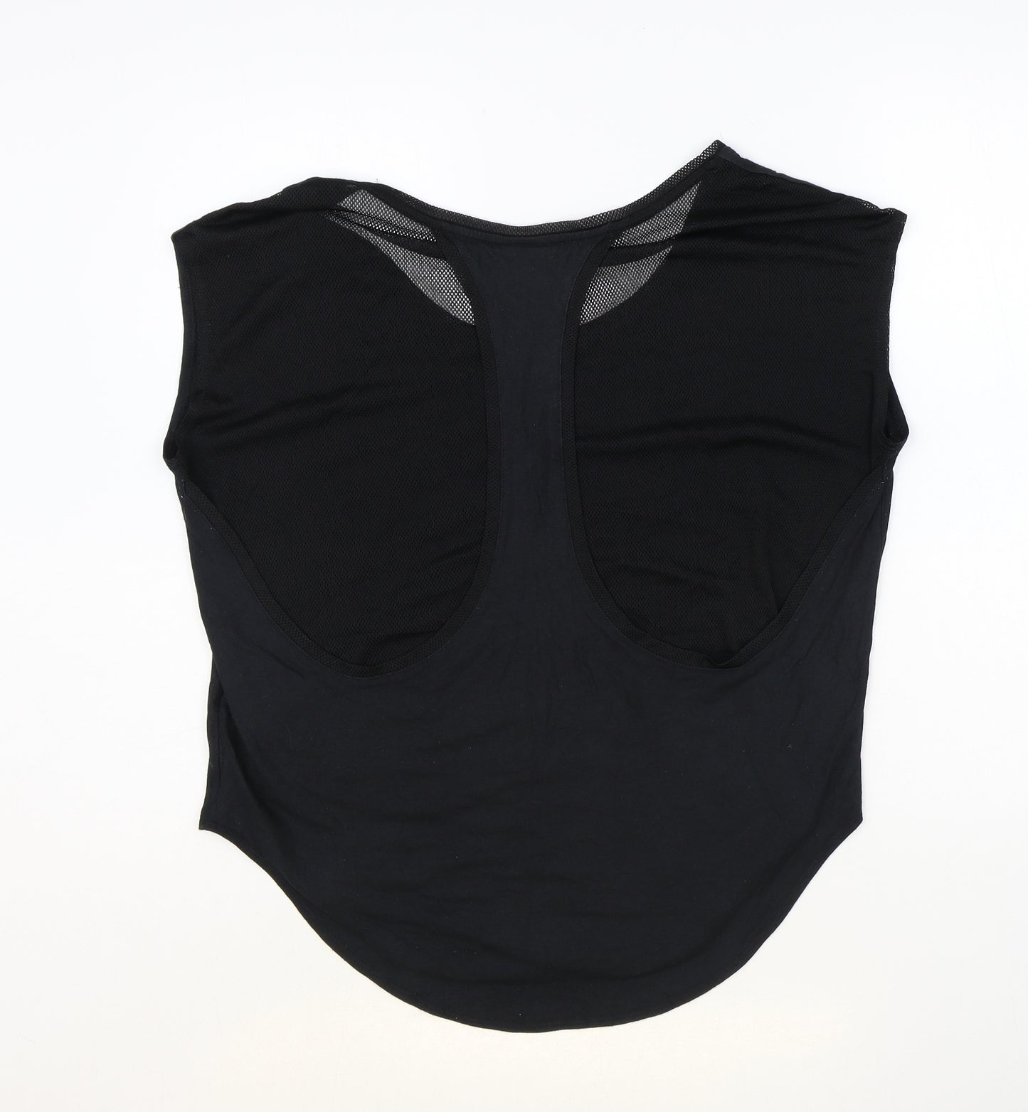 Nike Womens Black Modal Basic T-Shirt Size M Boat Neck