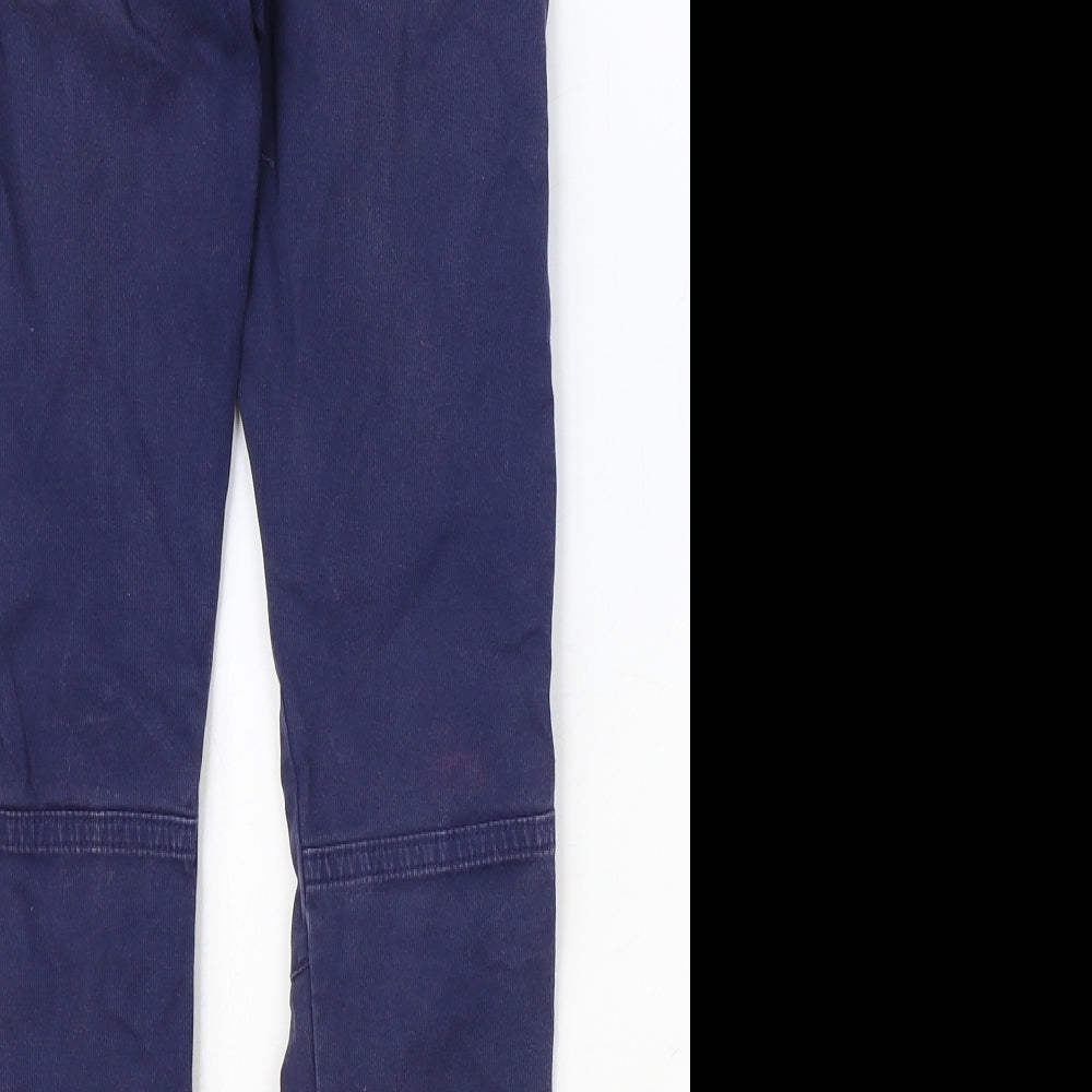 F&F Boys Blue Cotton Jogger Trousers Size 6-7 Years Regular Pullover