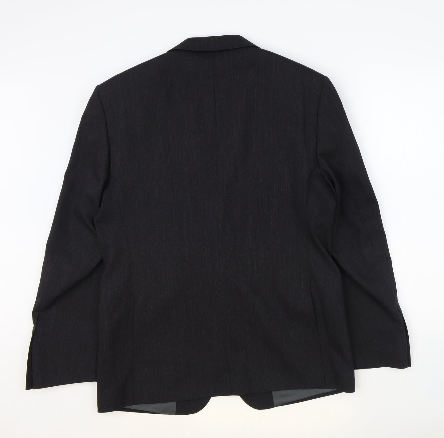 Marks and Spencer Mens Grey Wool Jacket Blazer Size 40 Regular