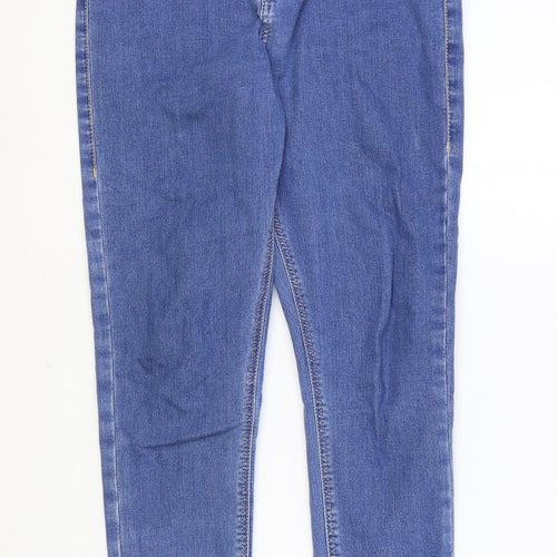 Preworn Womens Blue Cotton Jegging Jeans Size 26 in Regular Zip