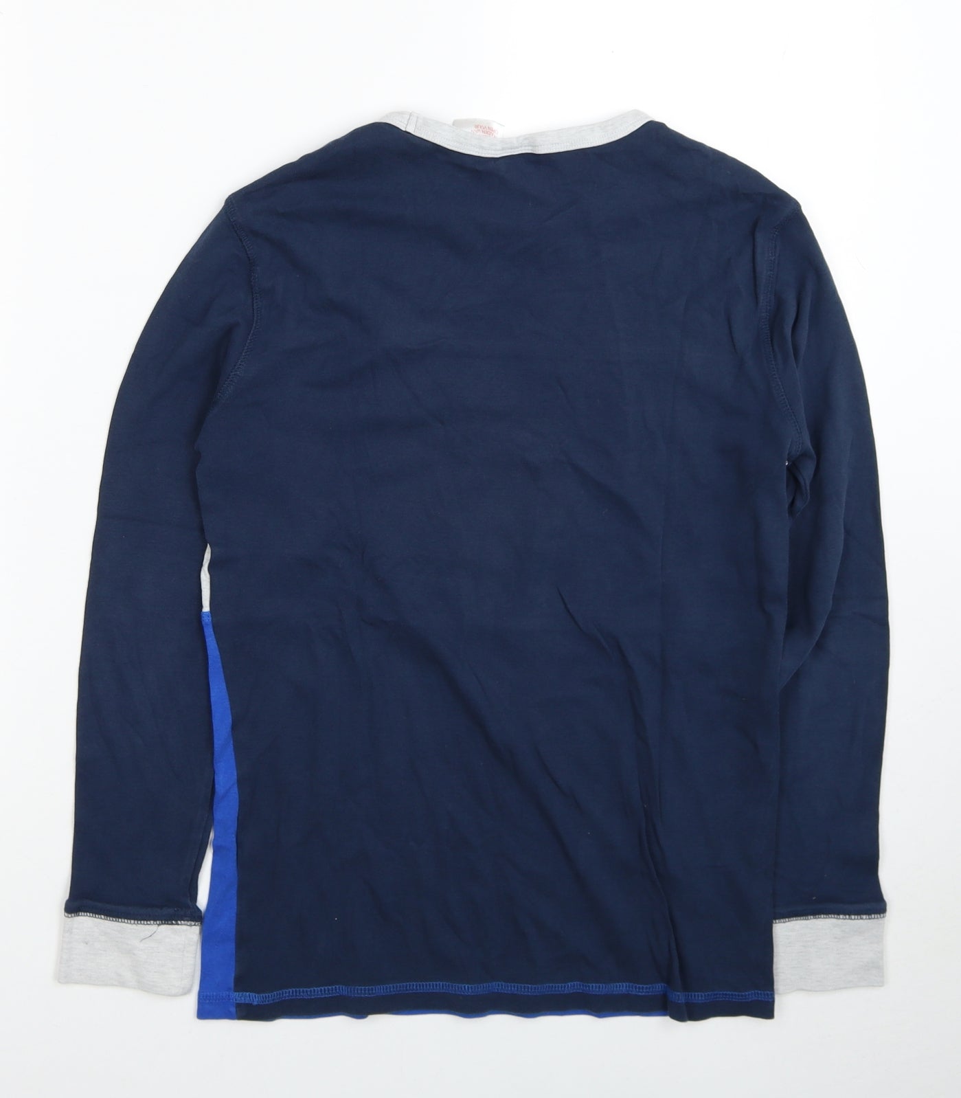 H&M Boys Blue Cotton Pullover Sweatshirt Size 12-13 Years Pullover - Age 12-14