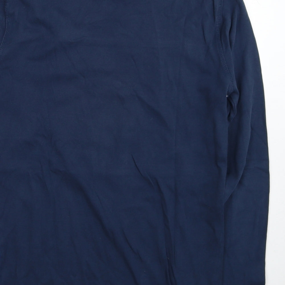 H&M Boys Blue Cotton Pullover Sweatshirt Size 12-13 Years Pullover - Age 12-14