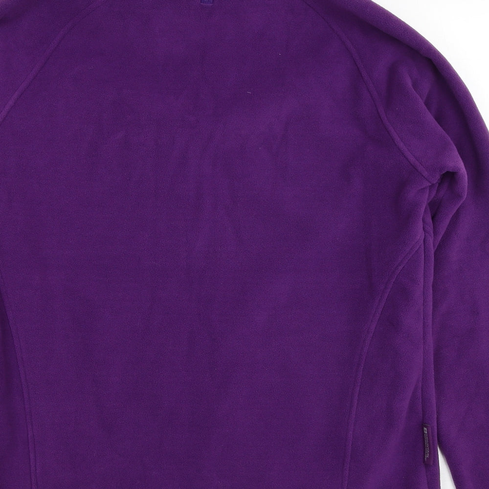 Mountain Warehouse Womens Purple Jacket Size 14 Zip