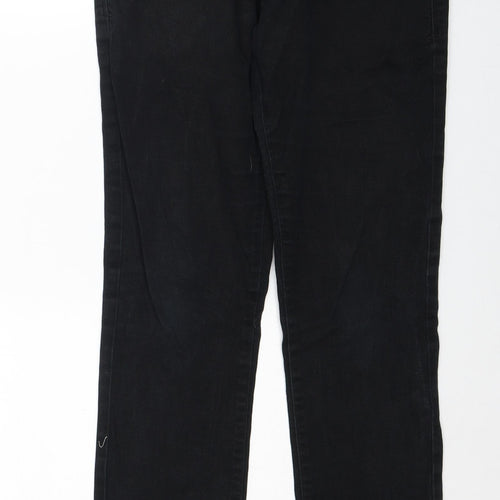 Denim Works Mens Black Cotton Skinny Jeans Size 32 in L30 in Slim Zip