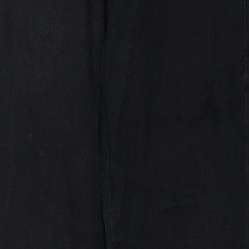 Denim Works Mens Black Cotton Skinny Jeans Size 32 in L30 in Slim Zip