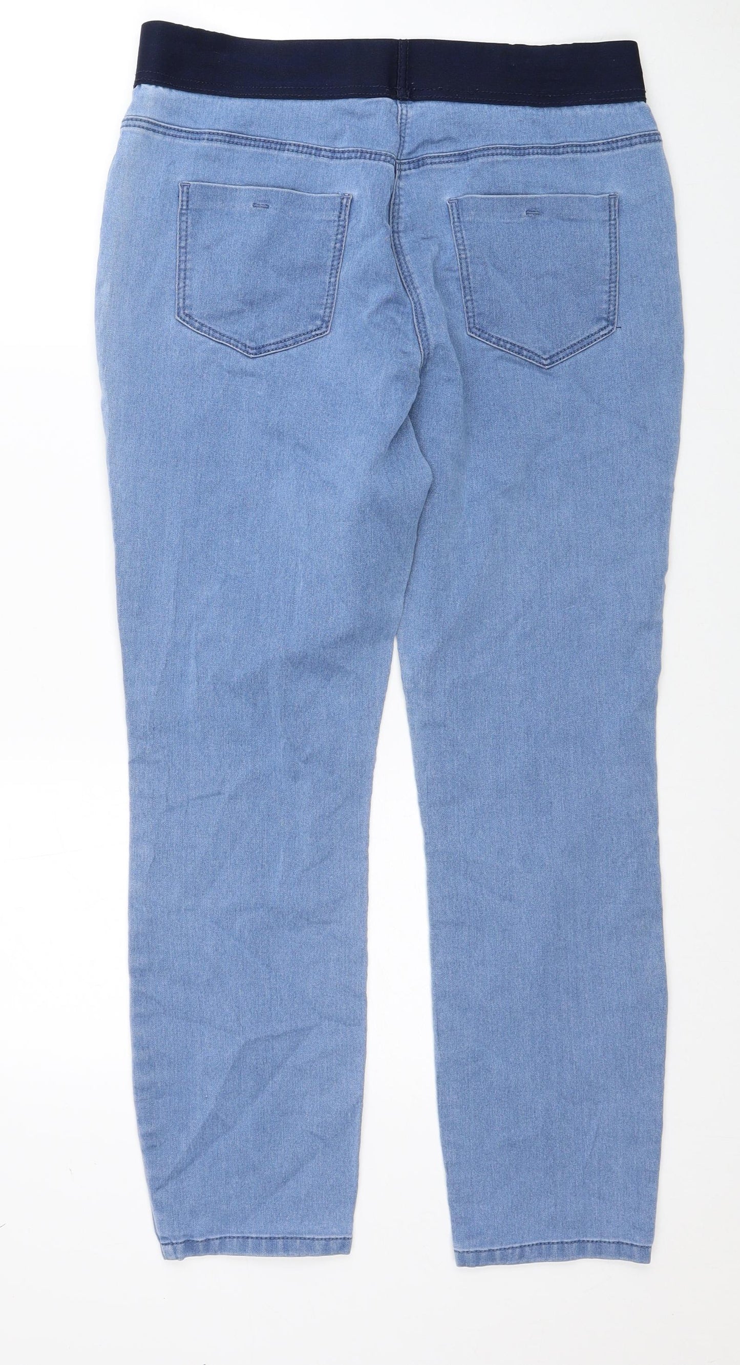 George Womens Blue Cotton Jegging Jeans Size 14 Regular