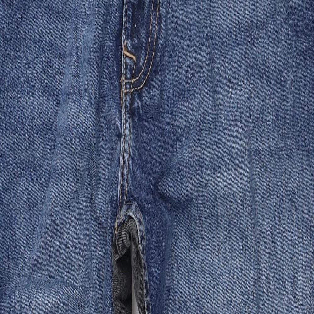 Bershka Mens Multicoloured Cotton Straight Jeans Size 30 in Regular Zip