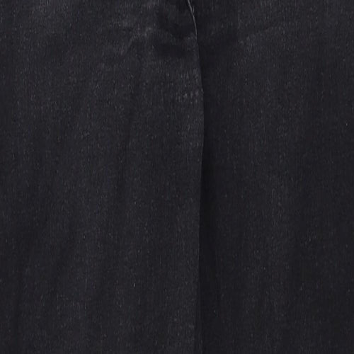 Topshop Womens Black Cotton Jegging Jeans Size 28 in L30 in Regular Zip