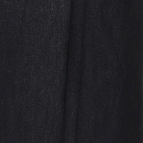 Topshop Womens Black Cotton Jegging Jeans Size 28 in L30 in Regular Zip