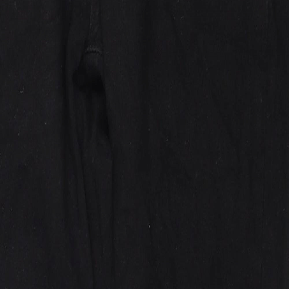 SheIn Womens Black Cotton Skinny Jeans Size M Regular Zip