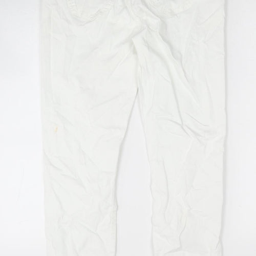 FOREVER 21 Womens White Cotton Skinny Jeans Size 30 Regular Zip