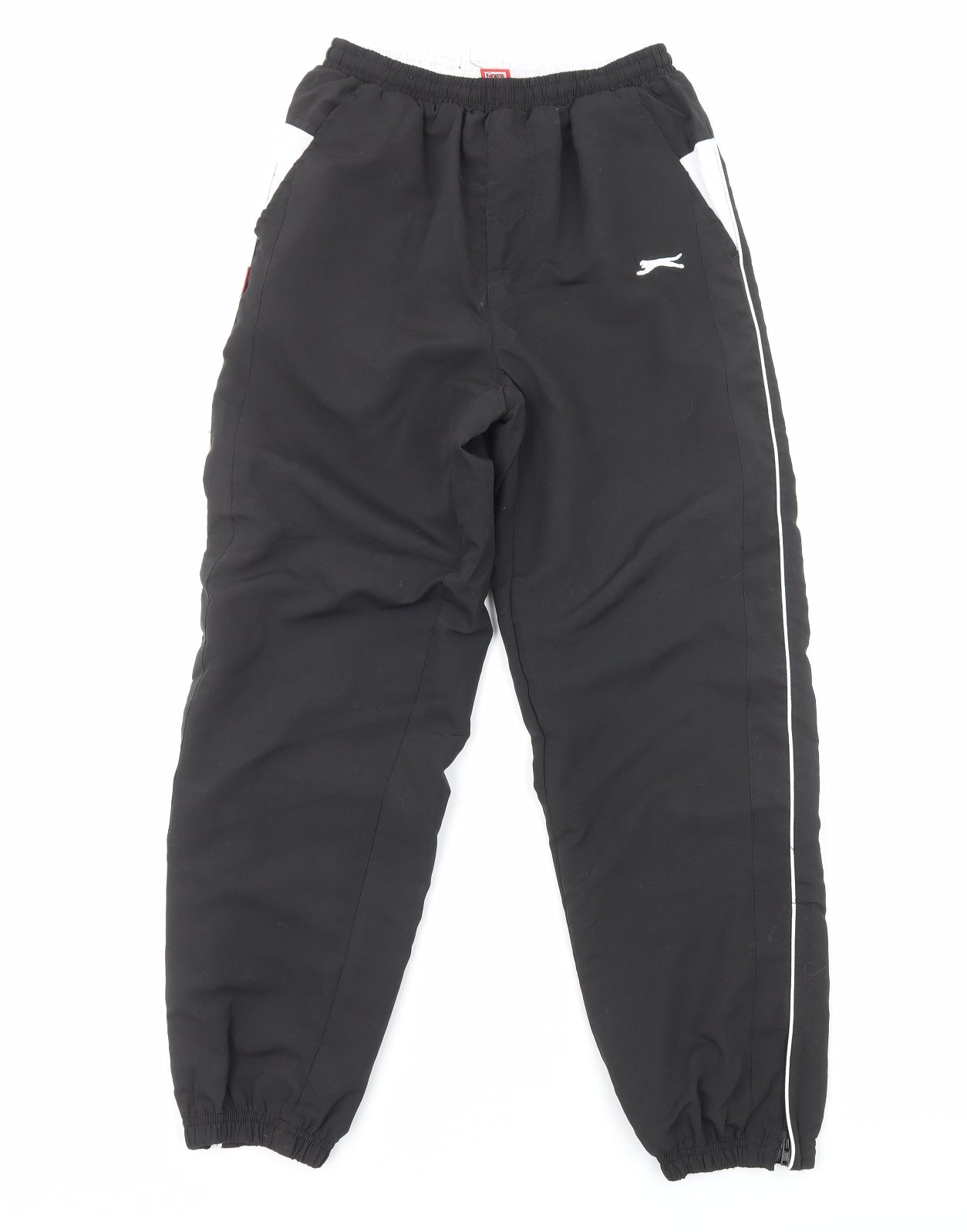 Slazenger Girls Black Polyester Jogger Trousers Size 11-12 Years Regular