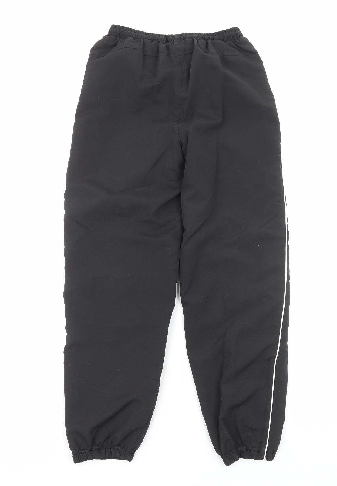Slazenger Girls Black Polyester Jogger Trousers Size 11-12 Years Regular