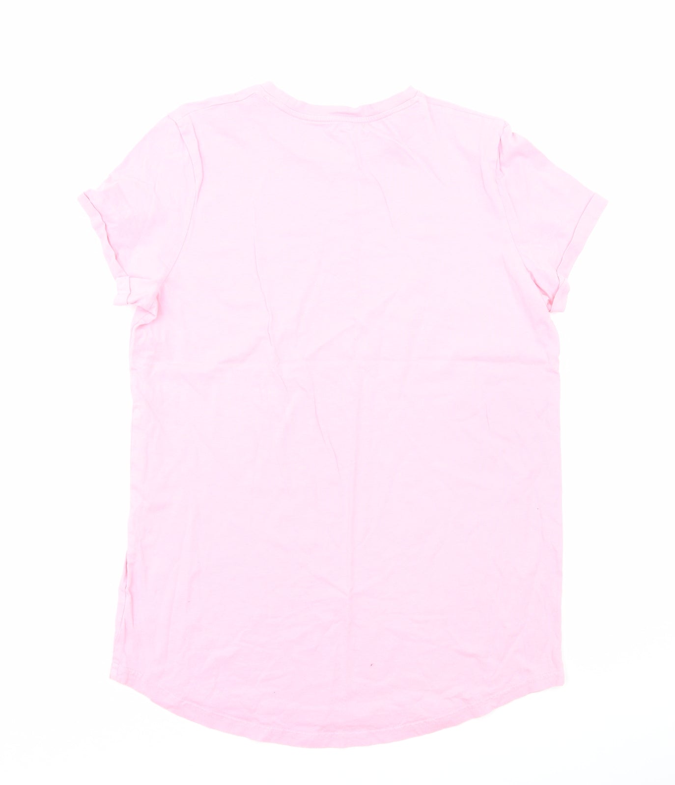 Jack Wills Womens Pink Cotton Basic T-Shirt Size M Round Neck
