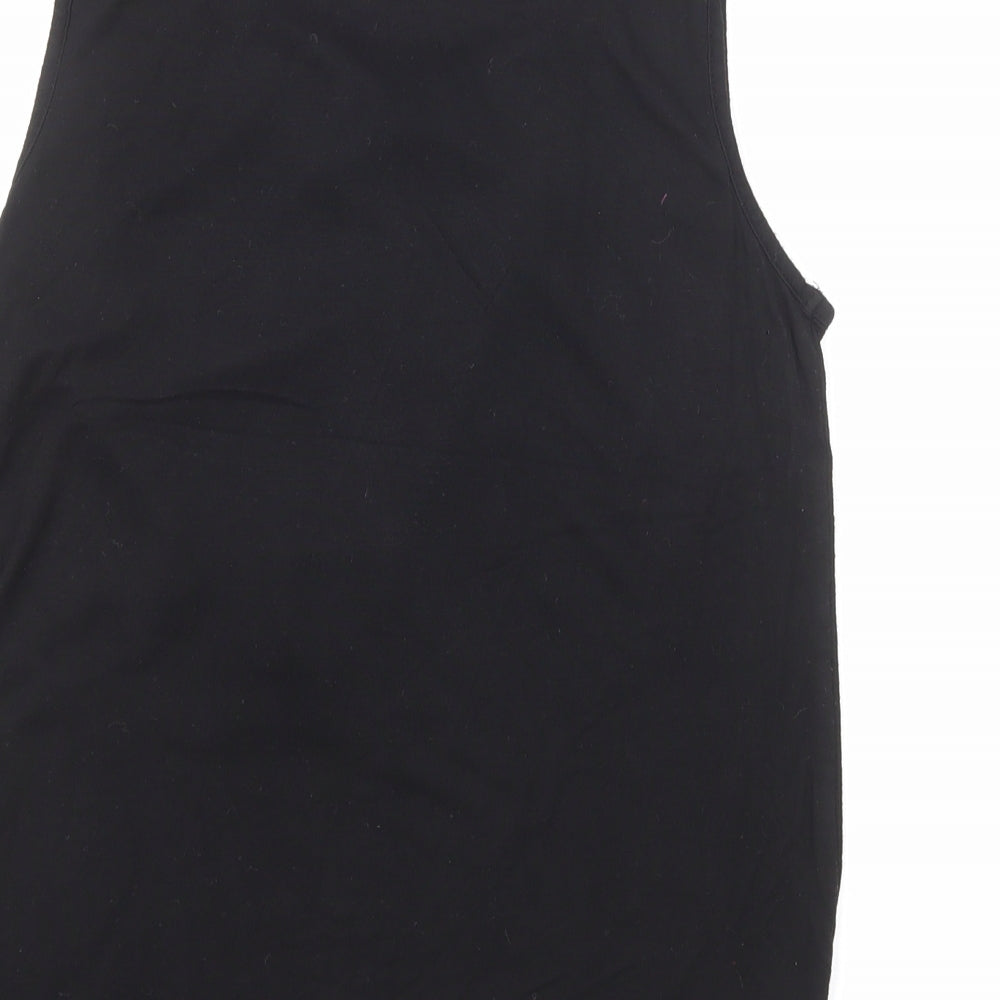 Bravado Girls Black Viscose Basic Tank Size 11-12 Years Scoop Neck Pullover - Im a Unicorn