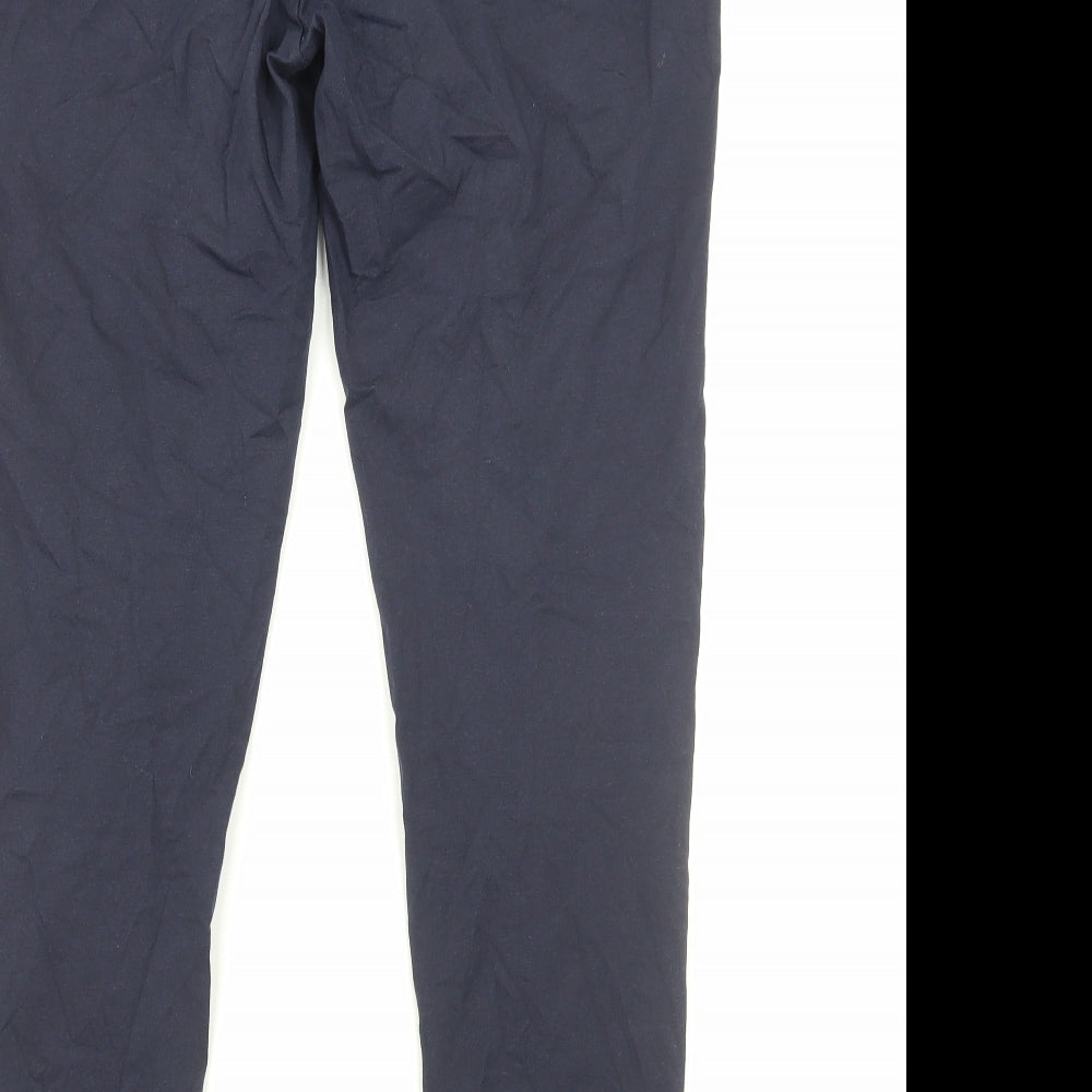 Bonmarché Womens Blue Cotton Jogger Leggings Size 14