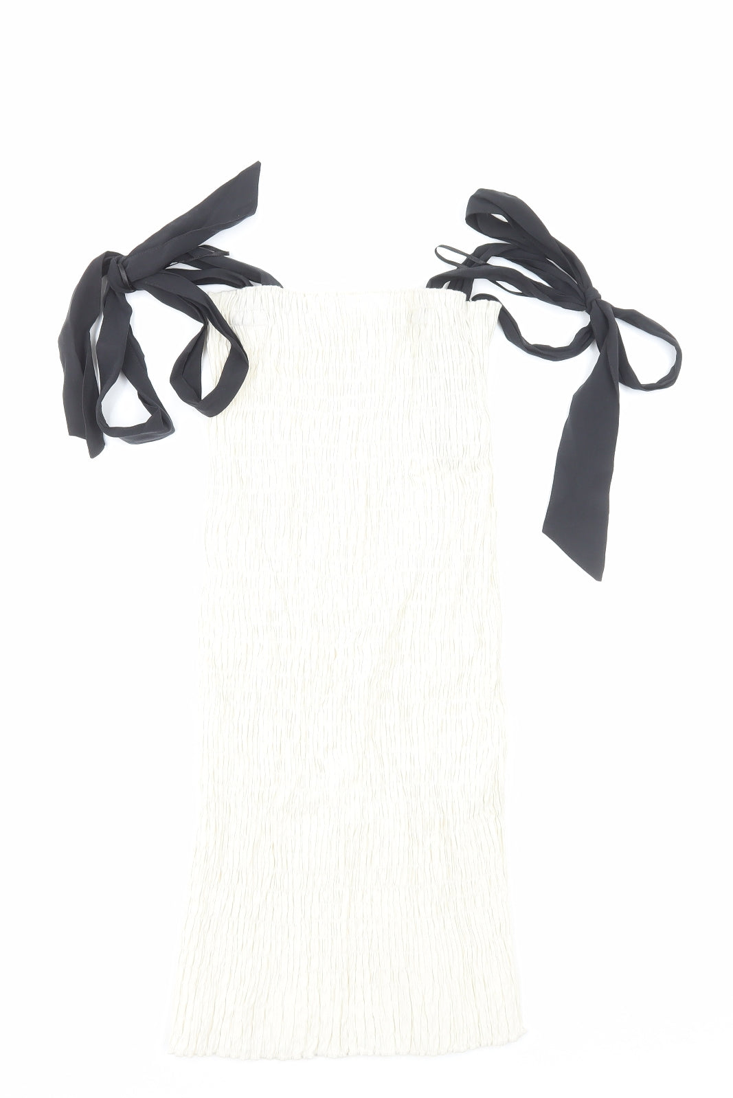 Zara Womens Ivory Viscose Bodycon Size M Square Neck Pullover