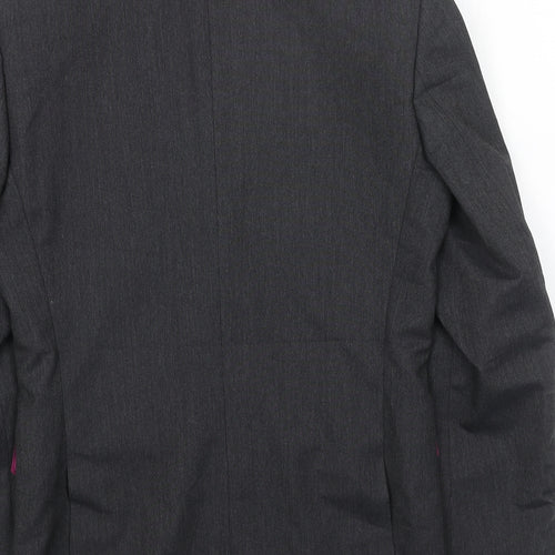 Marks and Spencer Womens Grey Polyester Jacket Blazer Size M