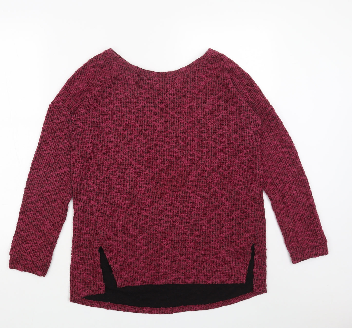 NEXT Womens Pink Scoop Neck Polyester Pullover Jumper Size 10