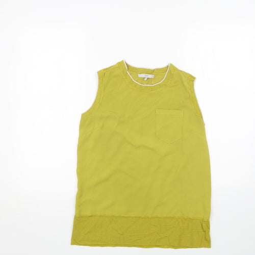 NEXT Womens Green Scoop Neck Polyester Vest Jumper Size 10