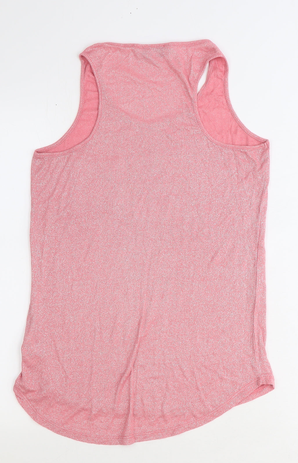 NEXT Womens Pink Viscose Basic Tank Size 12 Scoop Neck
