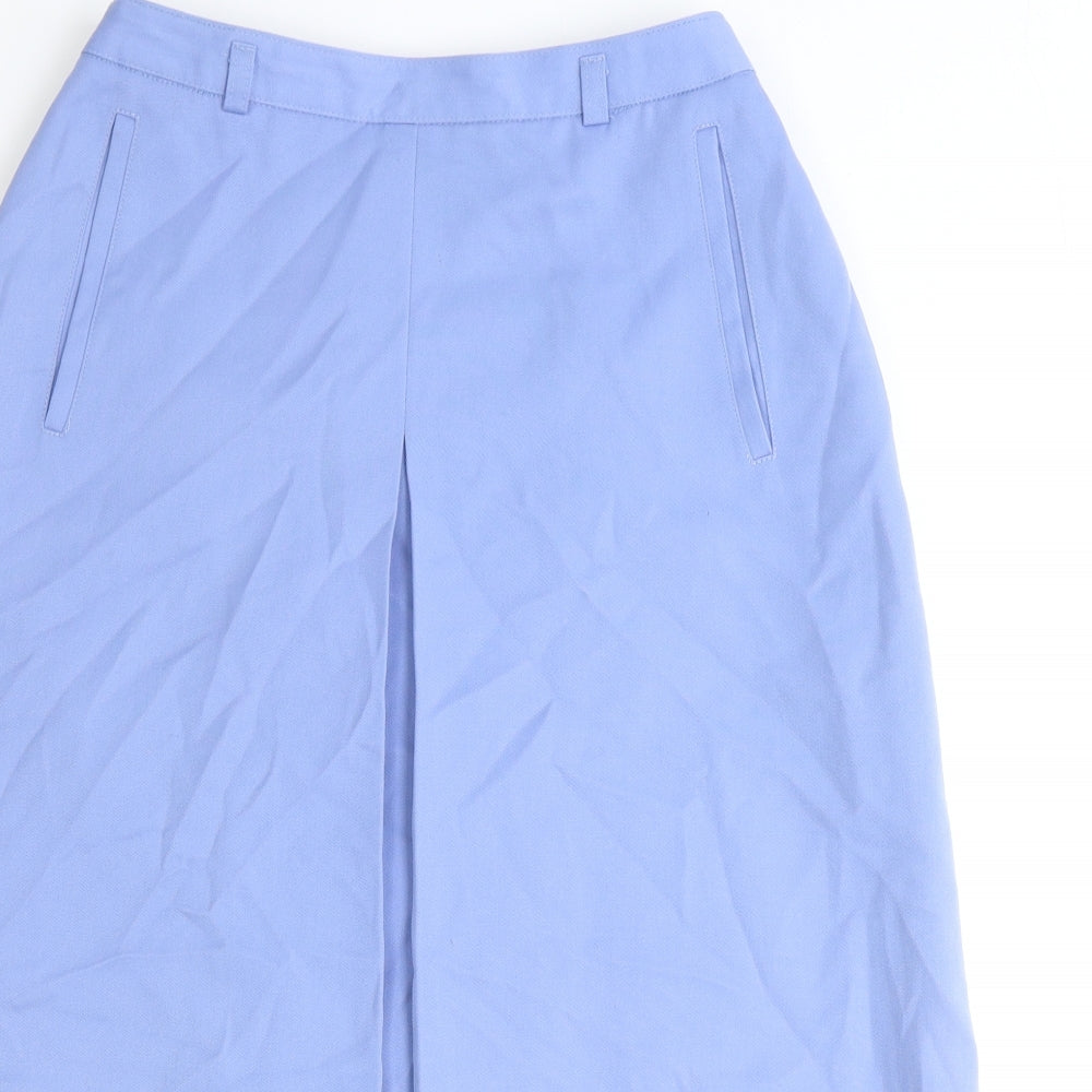 Mondi Womens Blue Polyester Straight & Pencil Skirt Size 8 Zip