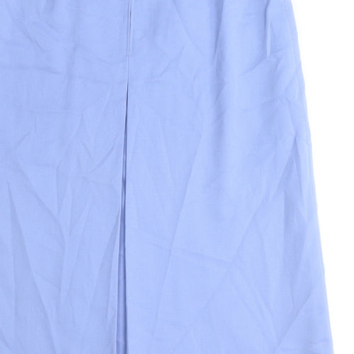 Mondi Womens Blue Polyester Straight & Pencil Skirt Size 8 Zip