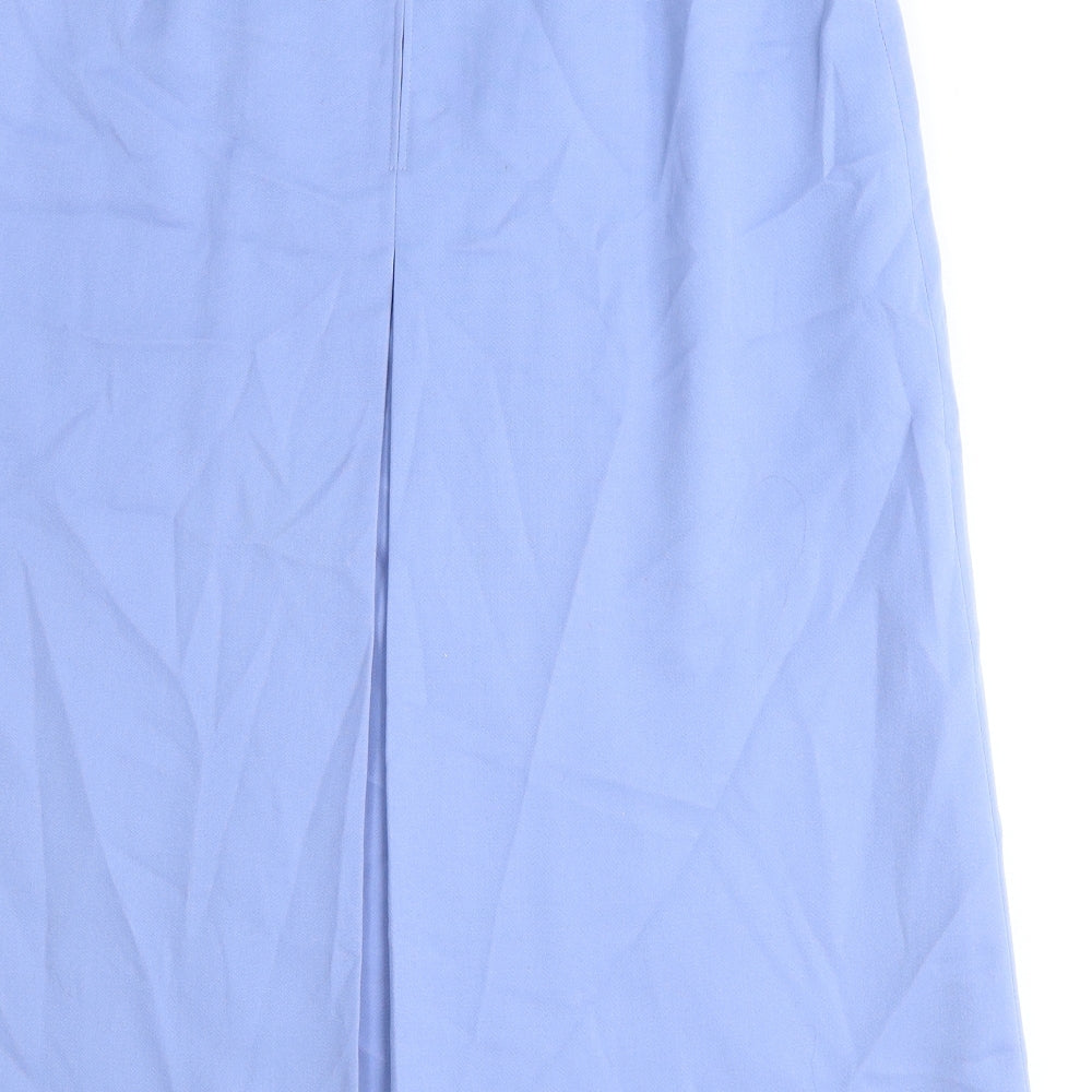 Mondi Womens Blue Polyester Straight & Pencil Skirt Size 8 Zip
