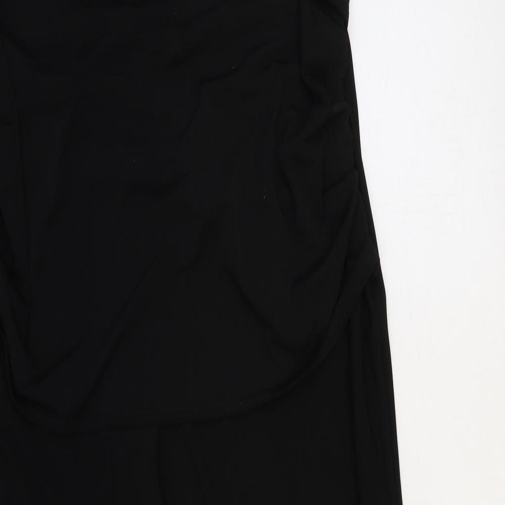 Roman Womens Black Polyester Jumpsuit One-Piece Size 18 Pullover