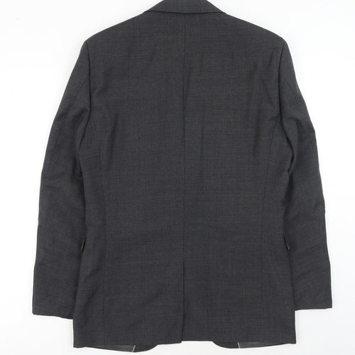 NEXT Mens Grey Polyester Jacket Blazer Size 38 Regular