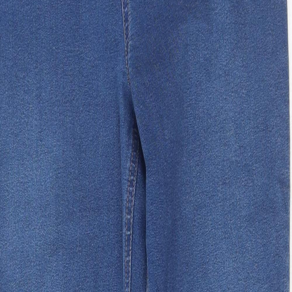 Marks and Spencer Womens Blue Cotton Jegging Jeans Size 12 Regular