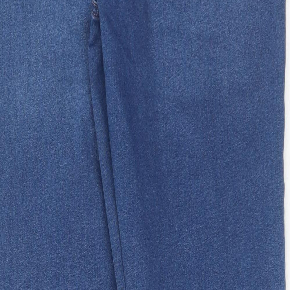 Marks and Spencer Womens Blue Cotton Jegging Jeans Size 12 Regular