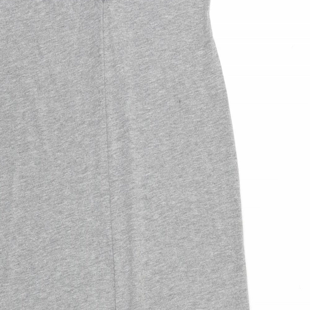Miss Selfridge Womens Grey 100% Cotton Maxi Size 12 Halter Pullover