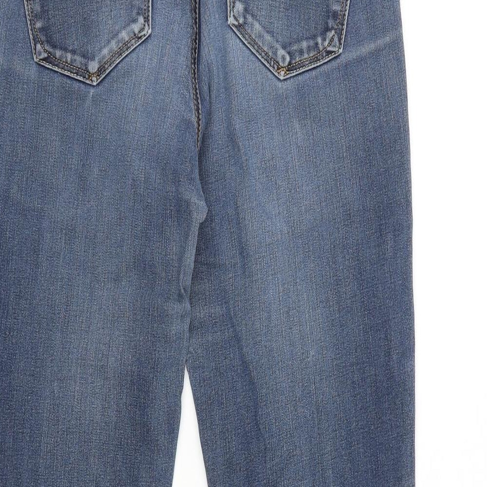 Signature by Levi Strauss & Co. Womens Blue Cotton Skinny Jeans Size 28 in L27 in Regular Zip