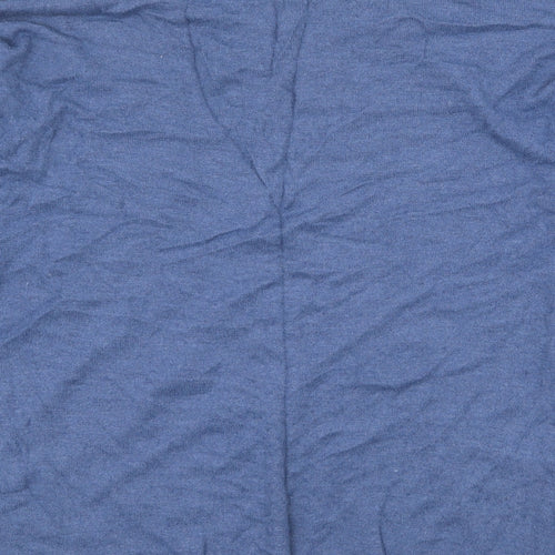 Preworn Womens Blue Scoop Neck Viscose Pullover Jumper Size L
