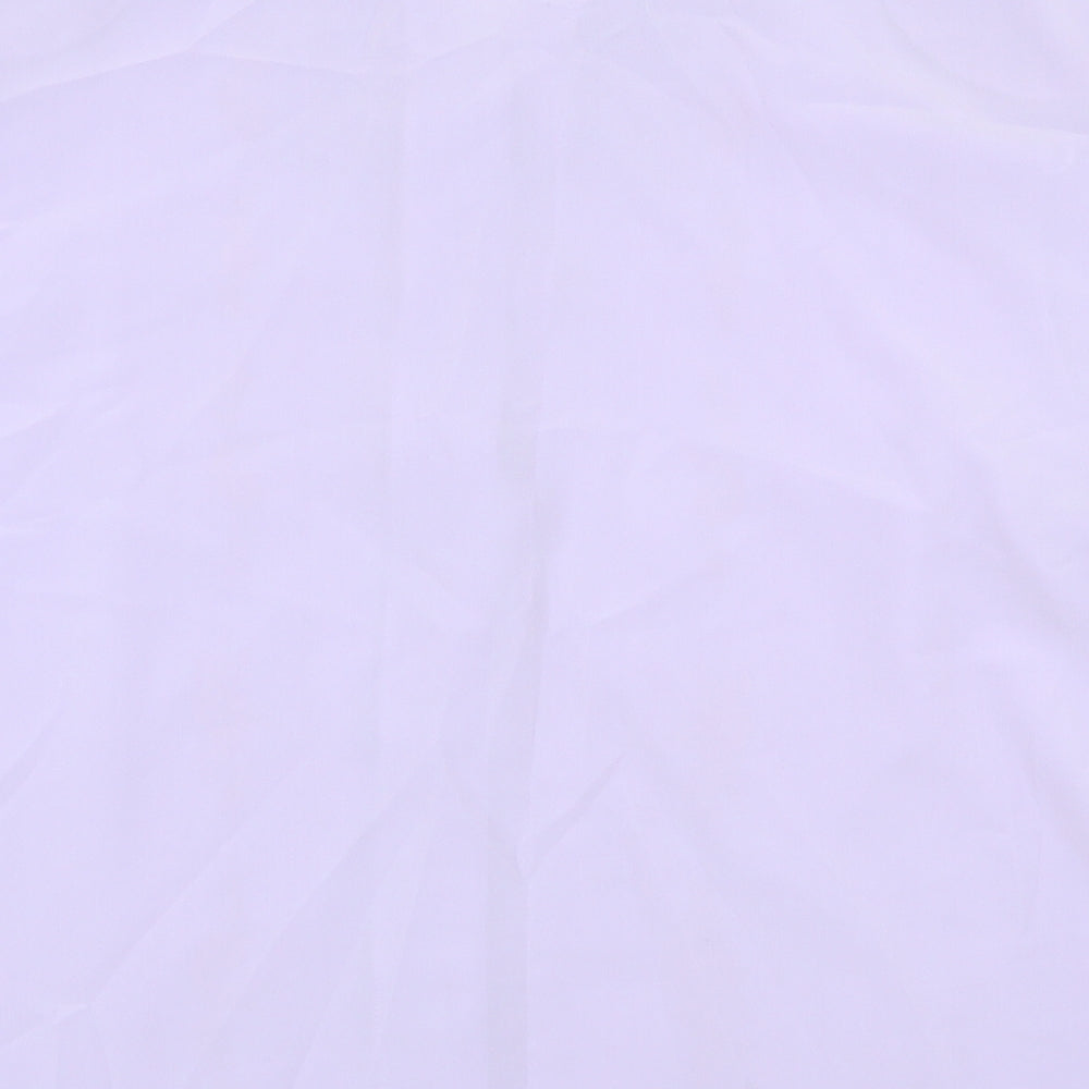 ROXY Womens Purple Polyester Basic Button-Up Size 20 Collared