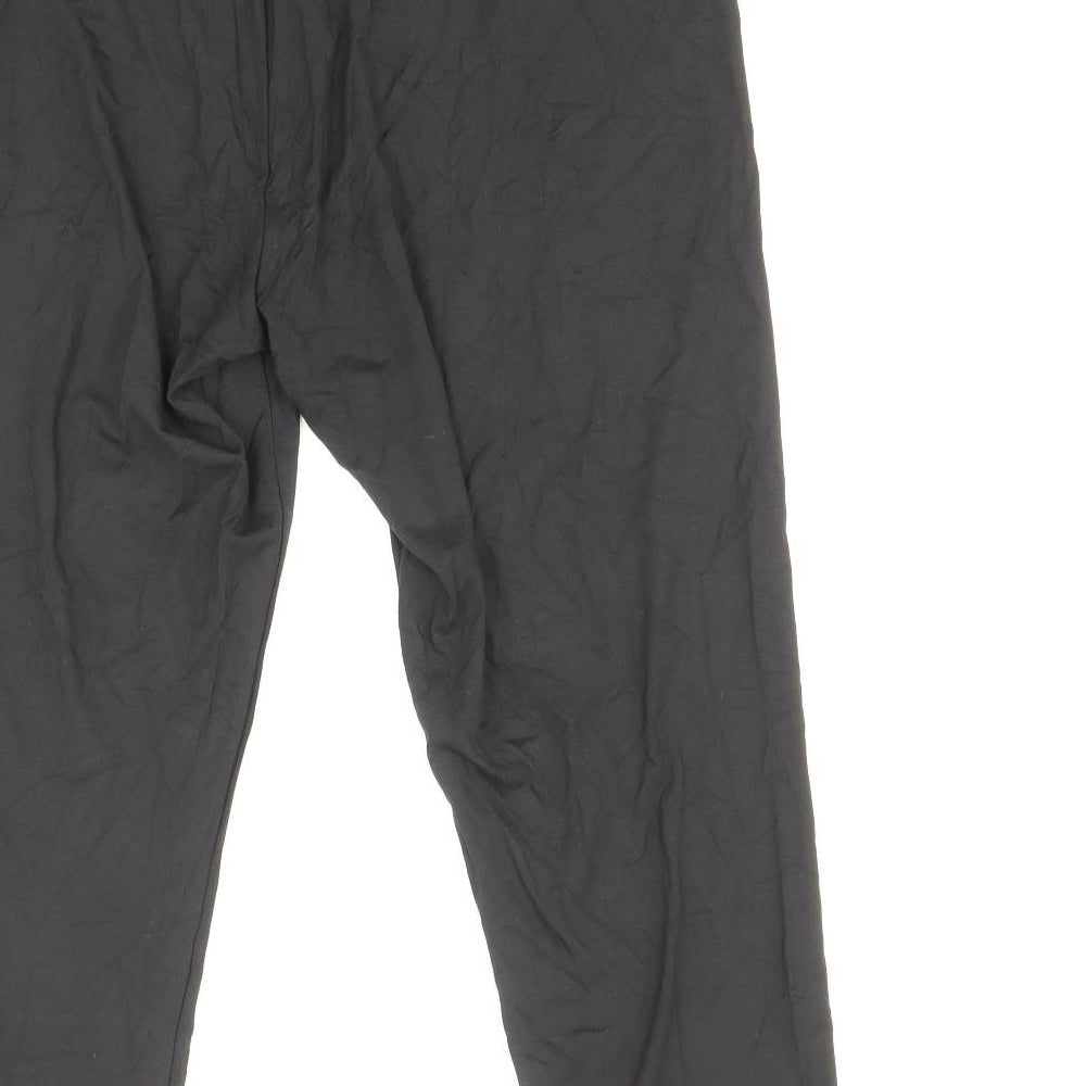 Marks and Spencer Womens Black Viscose Cropped Leggings Size 16