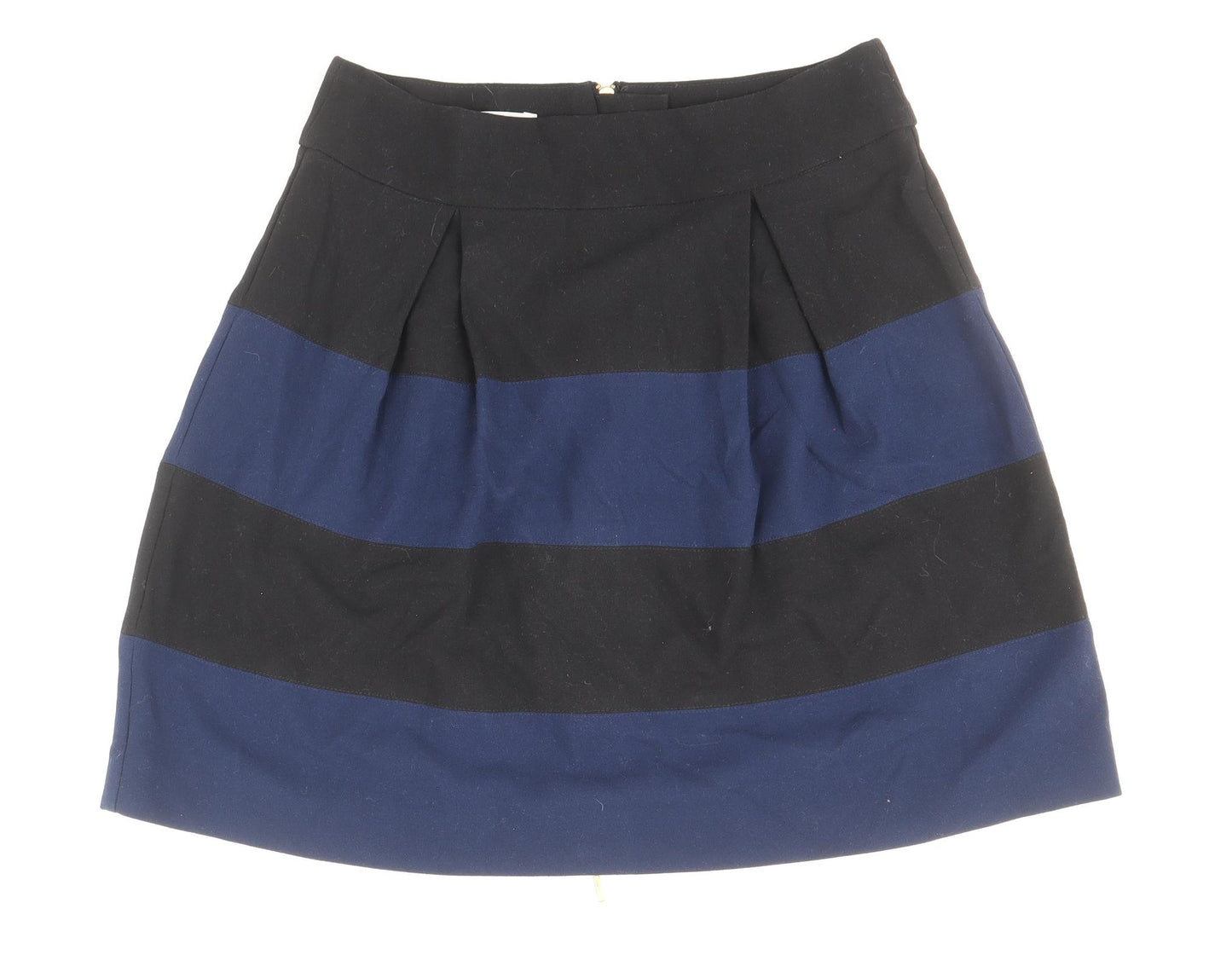 Kookai Womens Blue Polyester Tulip Skirt Size 8 Zip - Colourblock