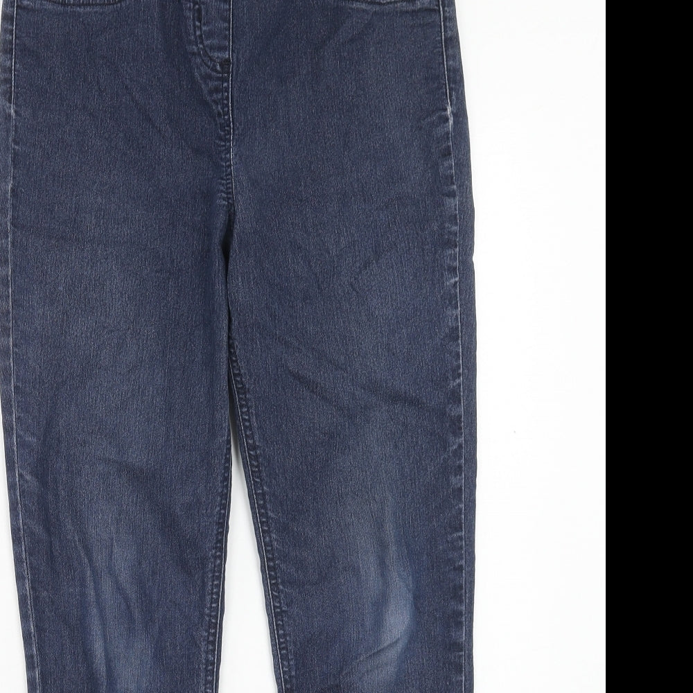 TU Womens Blue Cotton Skinny Jeans Size 12 Regular