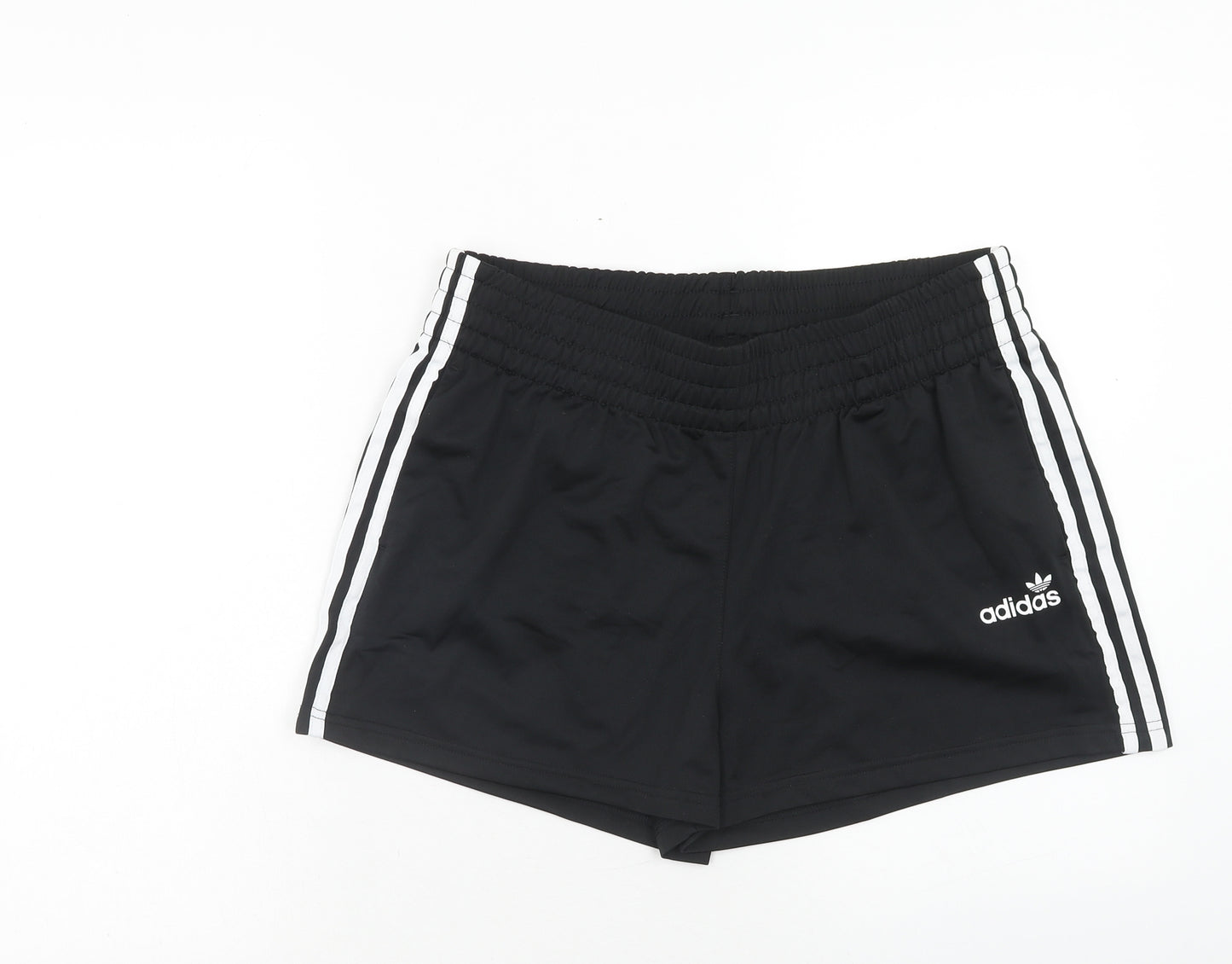 adidas Womens Black Polyester Hot Pants Shorts Size 20 Regular