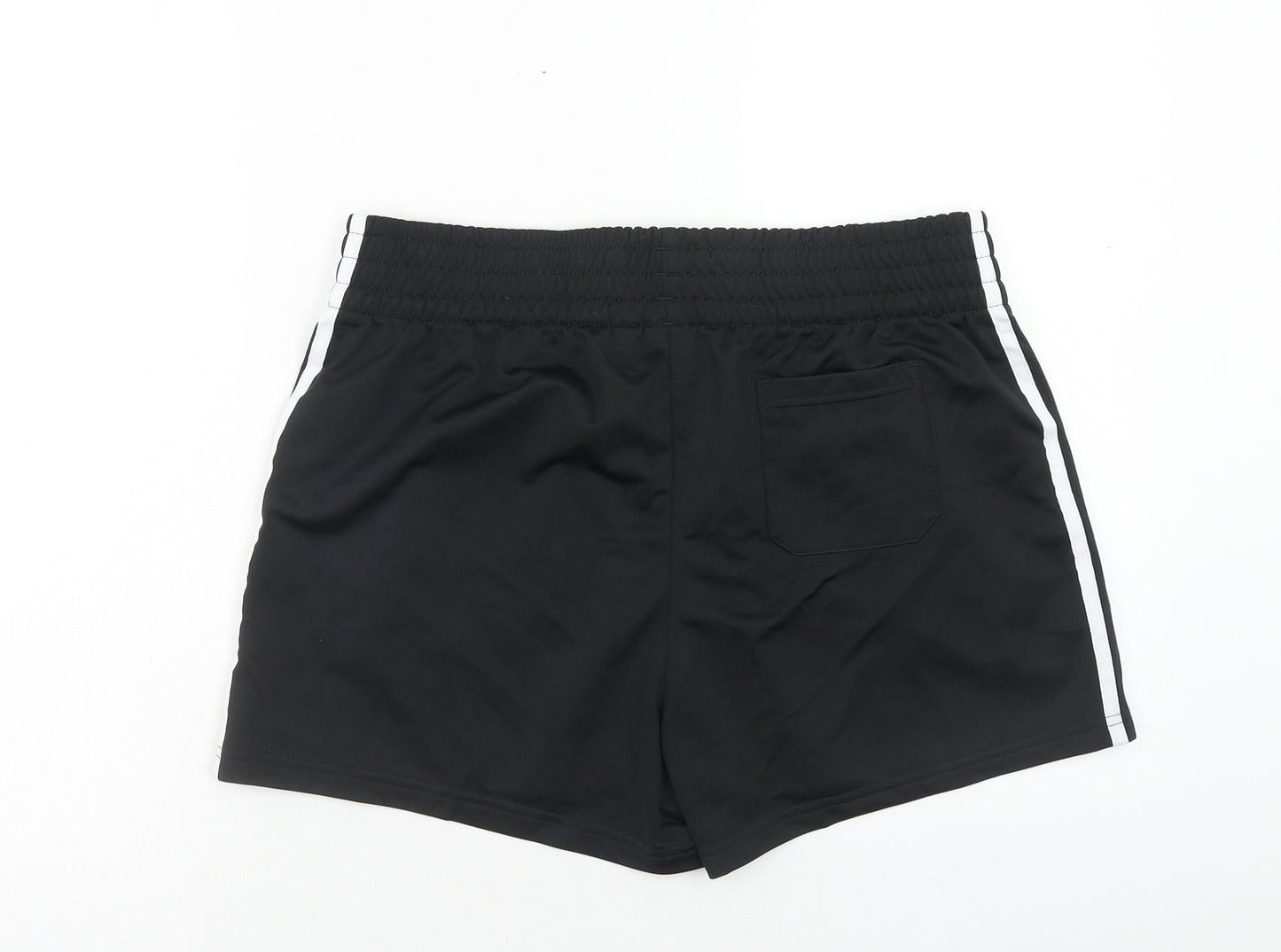 adidas Womens Black Polyester Hot Pants Shorts Size 20 Regular