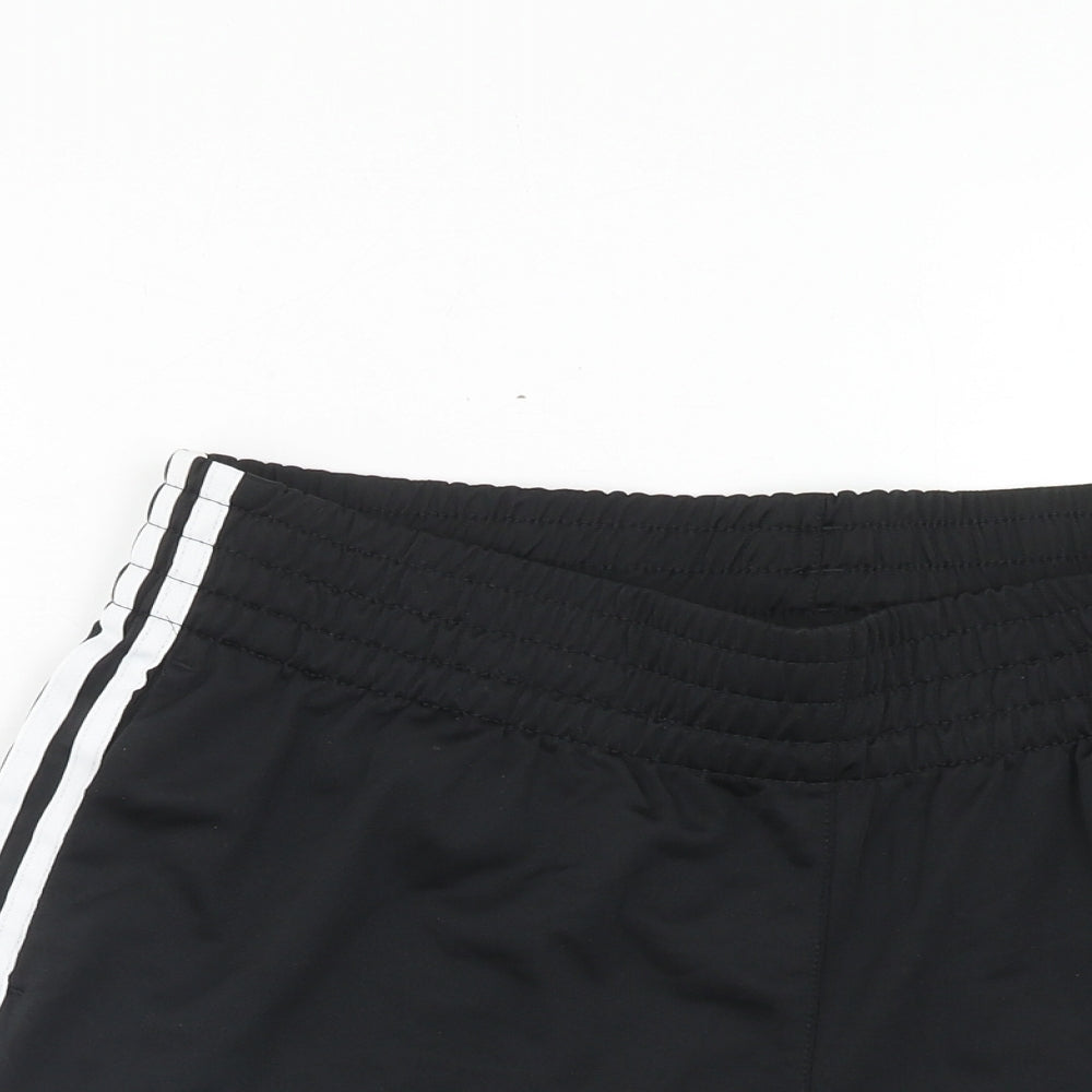 adidas Womens Black Polyester Hot Pants Shorts Size 20 Regular